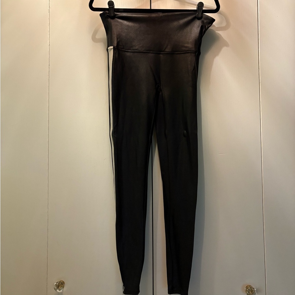 Spanx Black Faux Leather Leggings